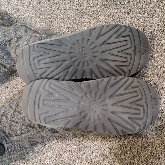 Ugg Australia Women Sweater Cardi 3 buttons Boots shoes sz 5 - Picture 8 of 9